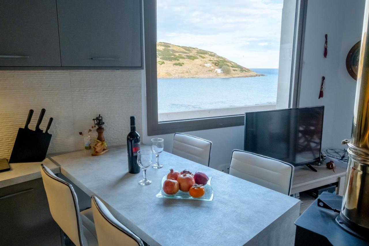 Ferienwohnung Seaside Flat With Hydromassage Mochlos Exterior foto