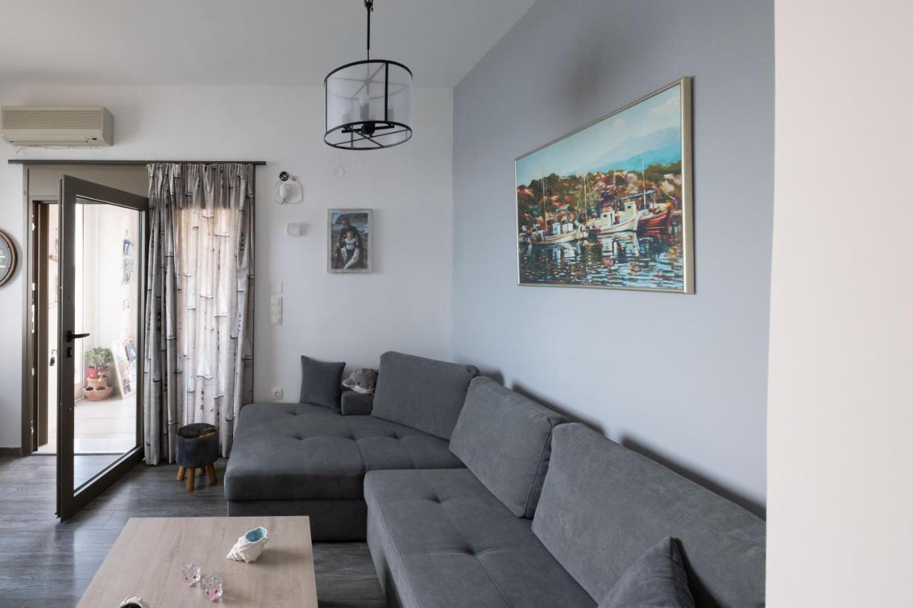Ferienwohnung Seaside Flat With Hydromassage Mochlos Exterior foto