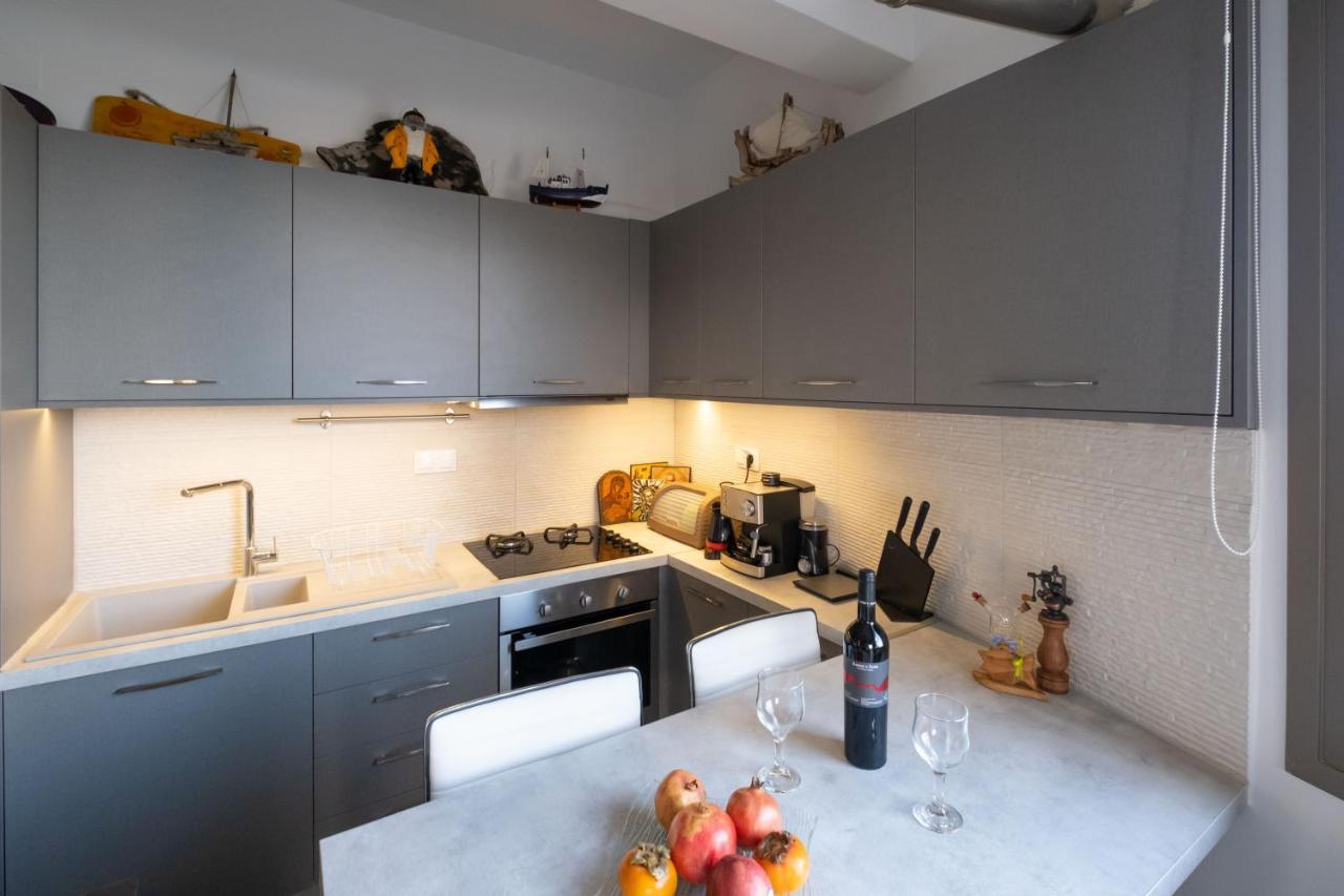 Ferienwohnung Seaside Flat With Hydromassage Mochlos Exterior foto